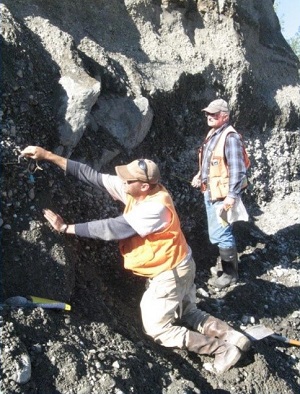 Evaluating a sand and gravel deposit near Tok, Alaska, as part of the Alaska Highway Corridor project