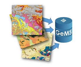 Geologic Map Schema (GeMS) logo