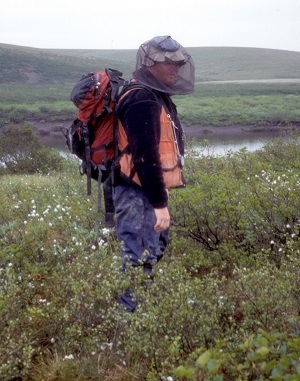 Geologist conducting fieldwork